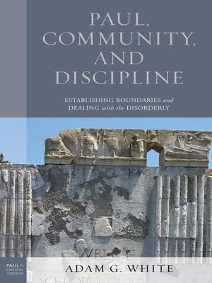 cover image of Paul, Community, and Discipline